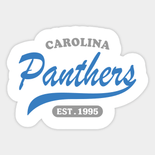 Carolina Panthers Classic Style Sticker